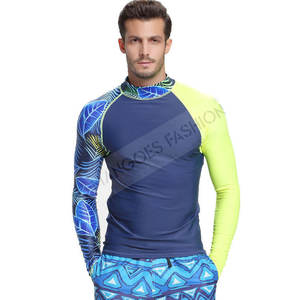 Chemises de pêche à séchage rapide unisexe personnalisable à manches longues Rash Guard vente en gros chemise de Compression concevoir votre propre chemise de bain - Product Image 1