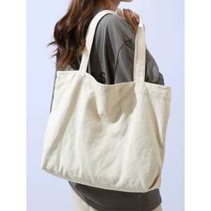 Sac fourre-tout en toile avec impression de logo personnalisé en vrac de haute qualité pour femmes Mini sac fourre-tout vierge réutilisable en coton recyclé écologique Cadeau Shopping - Product Image 2