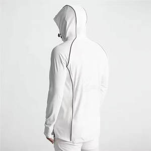 ชุดสั้นมีฮู้ดสำหรับผู้ชายชุดสั้นมีฮู้ดสีทึบดีไซน์ใหม่ล่าสุด - Product Image 4