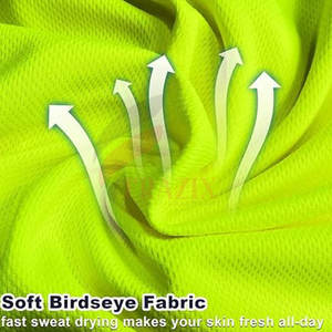 T-shirts polo haute visibilité personnalisés T-shirts polo haute visibilité pour hommes de grande taille T-shirts polo haute visibilité de qualité supérieure pour hommes - Product Image 5