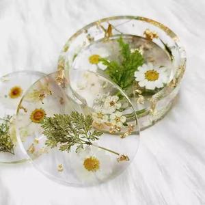 Dessous de verre absorbant en céramique à motifs marbrés respectueux de l'environnement Dessous de verre nordique blanc personnalisé à dos en liège Sous-verre en porcelaine - Product Image 2