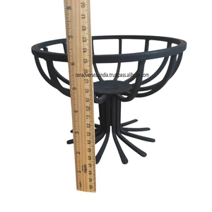 Cuenco de hierro forjado más vendido, cesta decorativa clásica para sostener fruta fresca en la cocina y la mesa de comedor en más diseños - Product Image 6