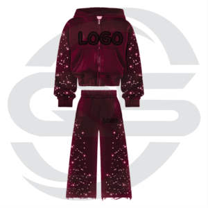 2025 Wholesale Arrival Puff Printed <b>Tracksuits</b> Custom Design Sets New Autumn High Streetwear Customized Color Unisex Track Suits - Product Image 4