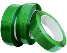 Correa verde para mascotas para embalaje de pacas de fibra resistencia UV 9mm-32mm fabricante de correa de poliéster PET de India - Product Image 3