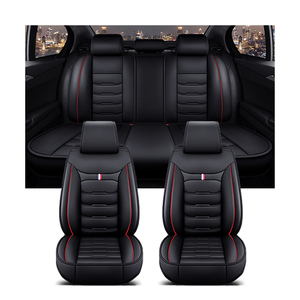 Housse de siège de voiture classique imperméable, ensemble universel <span class=keywords><strong>noir</strong></span> <span class=keywords><strong>et</strong></span> <span class=keywords><strong>rouge</strong></span> - Product Image 1