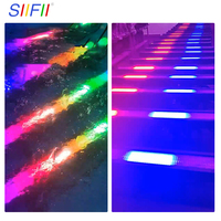 Barre de lumière LED stroboscopique RGB à contrôle sonore, étanche, 600W, 32+16 segments, effet tempête, pour discothèque et scène, vente chaude
