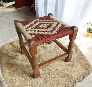 Creativo cuadrado otomano combinación multifuncional ahorro de espacio muebles pequeño hogar taburete hueso incrustaciones consola - Product Image 1