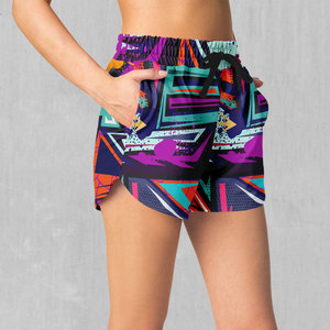 กางเกงขาสั้นสำหรับผู้หญิงทำจากผ้านุ่มคุณภาพสูงออกแบบโลโก้ได้ตามต้องการ - Product Image 4