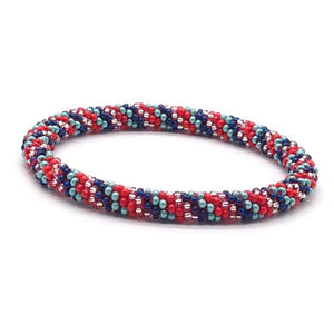 Exportador de Nepal de Pulseras de Cuentas de Vidrio Hechas a Mano de Buena Calidad, Multicolores y Hermosas, para Mujer, a la Moda, al Mejor Precio, Ahana's - Product Image 1