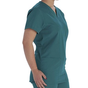 Conjunto de Uniforme Médico de Alta Calidad para Uso en Salas de Emergencia, Camisa y Pantalón de Algodón Fino de Fácil Cuidado, Traje Quirúrgico Dental para Laboratorio - Product Image 5
