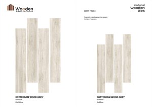 กระเบื้องไม้พอร์ซเลน150x900มม. ทำเสร็จแบบชนบท - Product Image 5