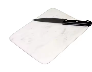 El último diseñador artesanías tabla de cortar de mármol correa de cuero de lujo fabricación bloques de cortar gran oferta - Product Image 2