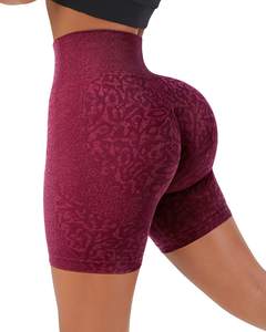 Women's High Waist Seamless Yoga <b>Shorts</b> Workout <b>Leggings</b> Gym Fitness Activewear Recycled Sportswear Made of Spandex/Nylon - Product Image 5