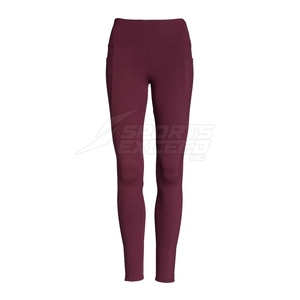 Leggings de Yoga para Mujer, Hechos en Fábrica, de Alta Calidad, Sólidos, Transpirables, de Spandex/Poliéster, Pantalones Largos para Fitness - Product Image 1