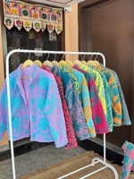Chaqueta Suzani de Algodón Bordada a Mano: Prenda Exterior Étnica y Chic de Colores