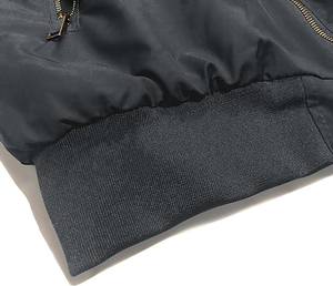 แจ็กเก็ตบอมเบอร์สำหรับผู้ชายเสื้อแจ็กเก็ตตกแต่งโลโก้งานปักลาย - Product Image 2