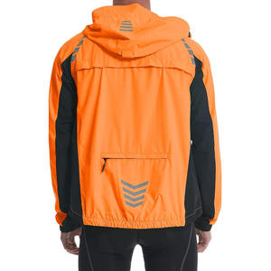 Marque privée Vestes coupe-vent pour hommes Design populaire avec col montant et tissu en toile Logo personnalisé Prix chaud - Product Image 3