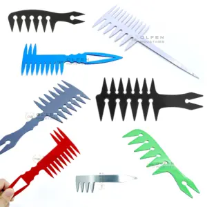 Hot Selling Styling Comb Professional steel Combs Men Styling Tool Barber Hair comb