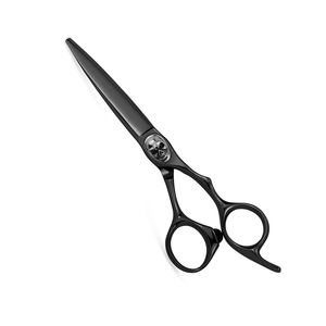 Tijeras de corte de pelo de peluquero de acero inoxidable con revestimiento de Color negro Tijeras de corte de pelo de peluquero de acero alemán VG10 - Product Image 1