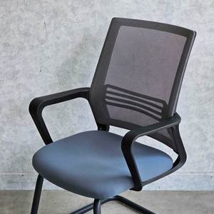 Adjustable Headrest Ergonomic Mesh & Lift <b>Office</b> Chair <b>Foldable</b> Modern Design Pu Leather/Fabric Aluminum Frame - Product Image 4