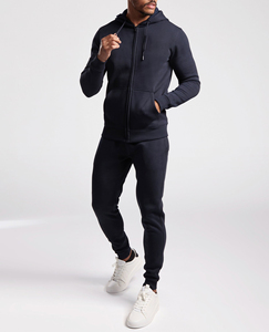 Ensemble de survêtement à capuche et de jogging en coton personnalisé de haute qualité pour hommes pulls à capuche surdimensionnés pantalons de survêtement délavés ensemble de 2 pièces pour hommes - Product Image 4