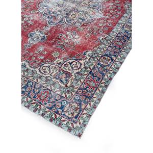 Tapis en laine noué à la main de grande taille, motif rectangulaire médaillon rouge-orange, design abstrait, pour salon domestique Pae-2621 - Product Image 2