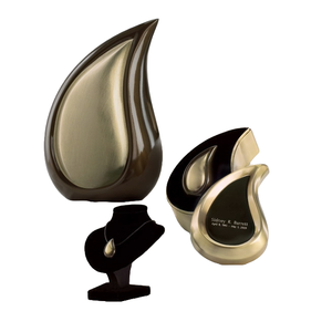 Urna conmemorativa de cenizas de latón puro Premium más vendida, urna metálica duradera para cremación de lágrima de estilo americano para adultos y bebés - Product Image 4