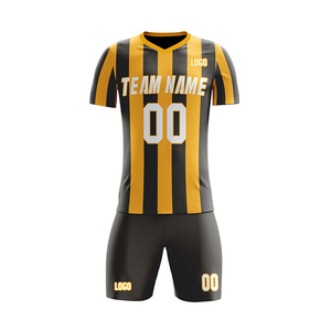 Ensemble de maillots de football 100% polyester avec logo personnalisé uniformes d'entraînement à séchage rapide pour les équipes de club technologie de sublimation - Product Image 5