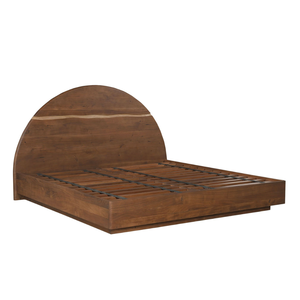 เตียงไม้หัวเตียงเป็นรูปครึ่งวงกลมดีไซน์เตียงไม้ที่มีเอกลักษณ์มีจำนวนจำกัดส่งออกจากเวียดนาม - Product Image 4