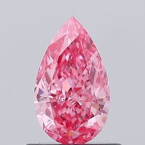 Diamant rose vif fantaisie certifié IGI, cultivé en laboratoire, taille poire, diamant non monté pour la vente en gros de bijoux fins - Product Image 1
