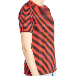 T-shirt décontracté à col rond pour hommes 100% coton Street Wear T-shirt à manches courtes anti-rides de couleur personnalisée à vendre - Product Image 2