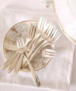 ชุดเครื่องครัวสแตนเลสสตีลแบบมีด้ามจับสีฟ้า3ชิ้นสำหรับงานแต่งงานงานปาร์ตี้บนโต๊ะชุดเสิร์ฟเครื่องครัว - Product Image 6