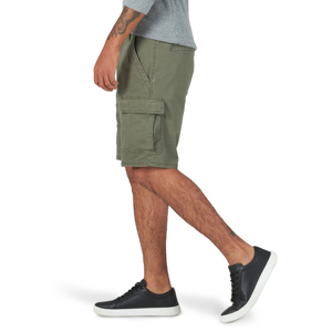 High Quality <b>Men's</b> Plus Size Comfort Cargo <b>Shorts</b> Elastic Waistband Multi-Pockets Solid Pattern High Street for OEM Service - Product Image 4