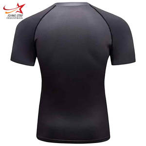 Camisetas de gimnasio para hombre personalizadas de alta calidad, camisetas de compresión con logotipos impresos sublimados de licra, camisetas de gimnasio Premium - Product Image 6