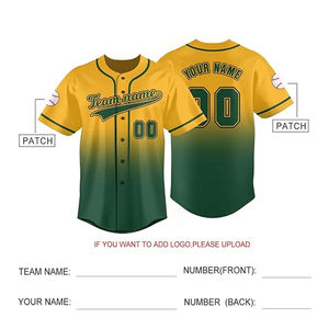 Personalizado bordado uniforme de béisbol estilo camisa al por mayor barato ropa deportiva en blanco Jersey de béisbol para los hombres - Product Image 6