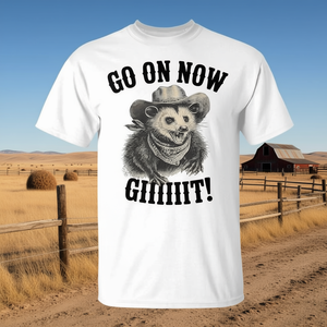 T-shirt Vintage Western Opossum Country Possum Rodeo: Collezione Promozionale di Abbigliamento - Acquistala Ora! - Product Image 3