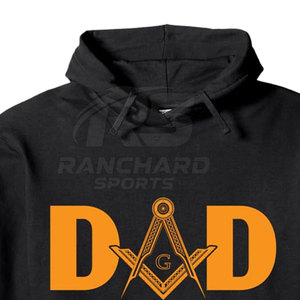 เสื้อฮู้ดผู้ชายแบบสั่งทำพิเศษลายฟรีเมสัน - ผ้าฝ้ายแท้ 100% สำหรับฤดูหนาว ลายสัญลักษณ์สมาคมฟรีเมสัน - Product Image 2