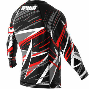Rash Guard para hombres suave fuerte manga larga BJJ gimnasio MMA entrenamiento Fitness compresión Base capa No Gi - Product Image 2