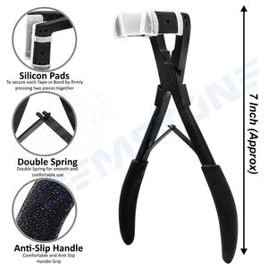 Kit Profesional de Herramientas de Acero Inoxidable para Extensiones de Cabello con Microperlas, Cintas Adhesivas, Alicates, Clips, Agujas, Hilos y Estuche de Almacenamiento - Product Image 3