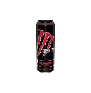 Monsters Super Fuel Watermelon 500ml. Los ingredientes incluyen agua carbonatada, taurina, L-carnitina y electrolitos. - Product Image 5