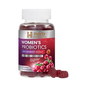 Gummies probiotiques pour femmes, marque privée OEM/ODM, pour la santé féminine et une flore vaginale équilibrée - Product Image 1
