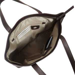 Bolso de mano de cuero genuino de grano completo Vintage de castaño de aceite marrón de alta calidad inglés bohemio geométrico directo superior indio - Product Image 5