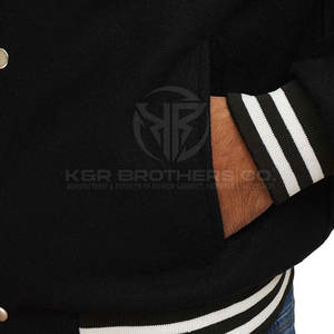 Hombres Varsity Jacket Premium Quality Fashion Letterman Bomber Jacket para Sports Club y Daily Streetwear - Product Image 2