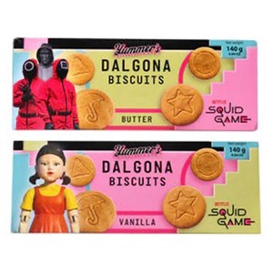 Dalgona บิสกิตข้าวสาลี140กรัมรสวานิลลาเกมปลาหมึกขนมขบเคี้ยวสำหรับการส่งออกและสั่งซื้อเป็นจำนวนมาก - Product Image 6