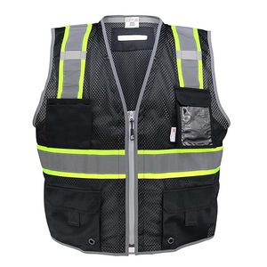 เสื้อกั๊กนิรภัย100% โพลีเอสเตอร์สะท้อนแสงและป้องกันไฟฟ้าสถิตย์คุณสมบัติป้องกันไฟฟ้าสถิตย์ดีไซน์ล่าสุด - Product Image 1