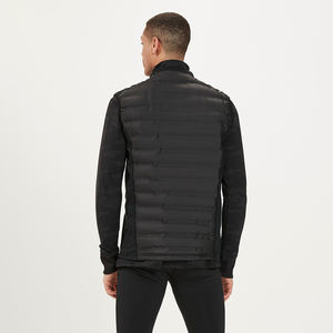 <b>Men's</b> Casual <b>Winter</b> Warm <b>Vest</b> Breathable and Windproof Reversible Zipper Closure Padded Sleeveless Polyester Outer Wear - Product Image 2