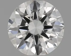 도매 공장 가격 라운드 컷 느슨한 솔리테어 다이아몬드 0.50Ct VVS2 선명도 F 화이트 컬러 GIA 인증 천연 루스 다이아몬드