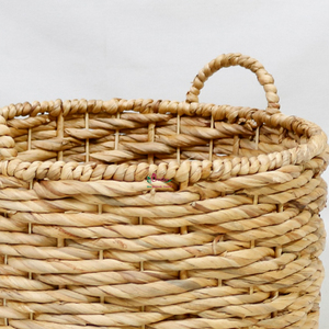 Artex Dong Thap Decorative Unique Natural <b>Water</b> Hyacinth Rope Storage Baskets Handwoven Wicker <b>Containers</b> for Home and Gift Use - Product Image 5