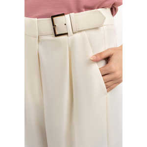 Pantalón Culotte de Cintura Alta WM-TRC-SS26-612, Tela Crepé Antiarrugas, Diseño de Cintura Alta - Product Image 1