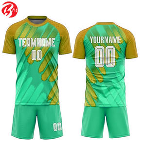 Uniforme de fútbol de verano de tela cómoda para hombres y mujeres, camisetas de fútbol de corte automatizado para adultos - Product Image 4
